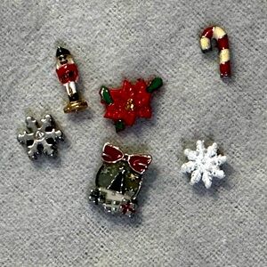 Origami owl • set of 6 Christmas charms